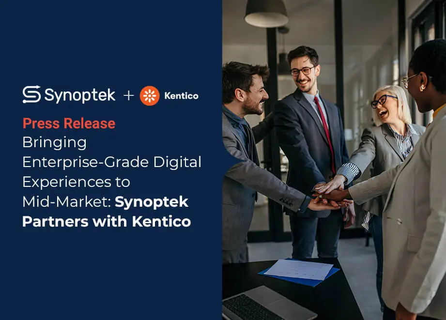 Synoptek Partners with Kentico