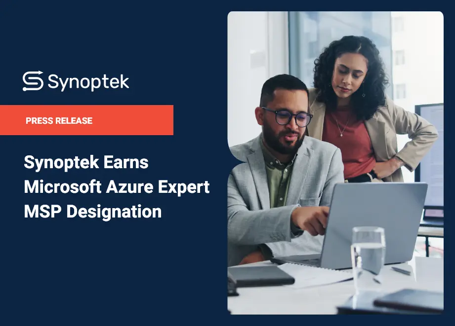 Synoptek Earns Microsoft Azure Expert MSP Designation
