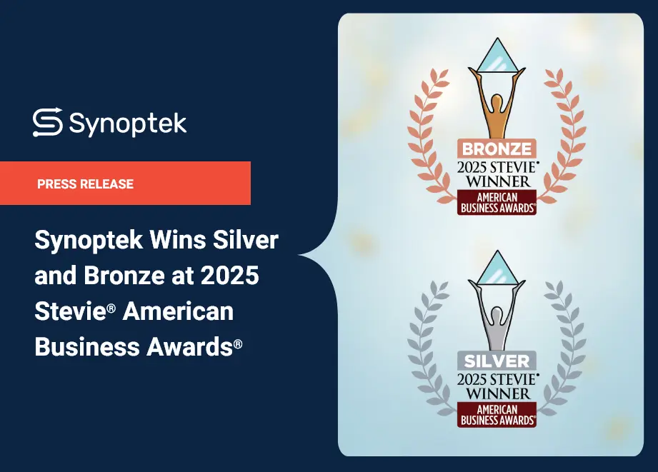 Synoptek Wins Silver and Bronze at 2025 Stevie® American Business Awards®